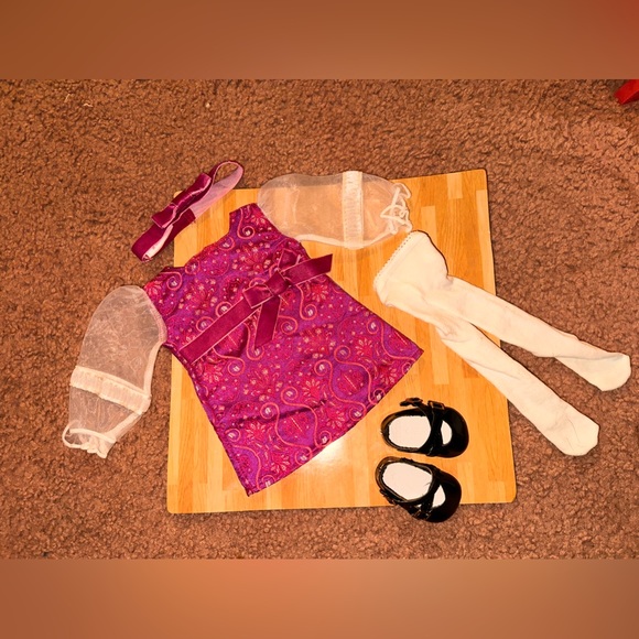 American Girl 18" Doll Retired Julie Holiday Outfit - Picture 3 of 4